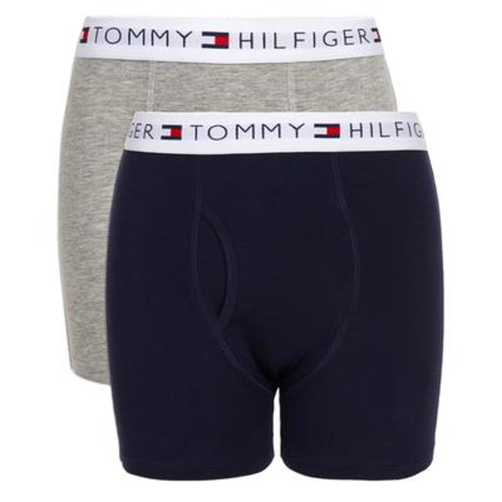 Tommy Hilfiger Boys Boxer Briefs Pack of 2 6-7 Navy Blazer NWT